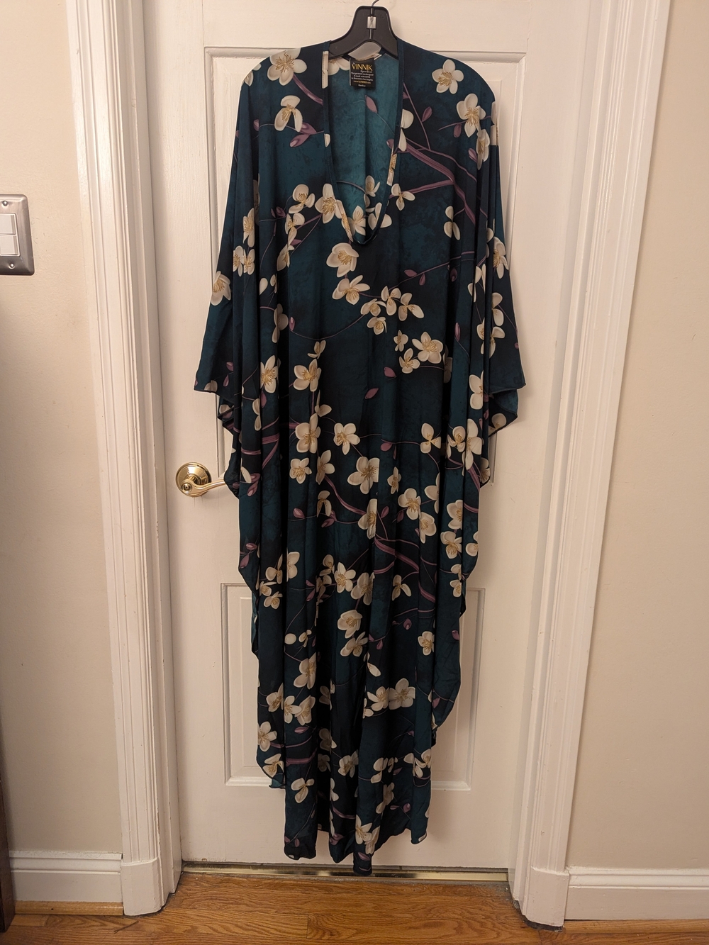 By Vinnik Green Floral Caftan